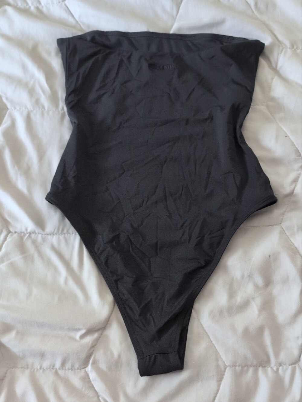 Billabong Black Strapless One-Piece Swimsuit - high cut - Picture 3 of 4